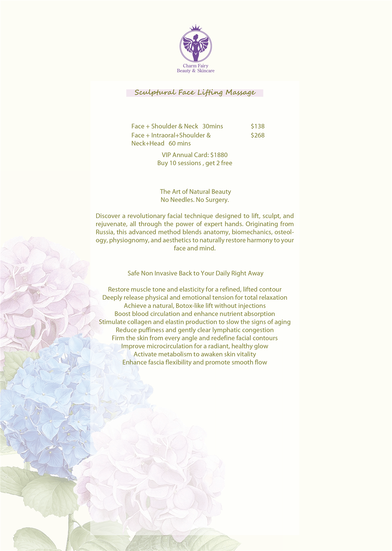 Price list page 8 sculpting massage 副本